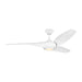 Visual Comfort Fan Canada - 60"Ceiling Fan - Topan Smart 60 LED - Matte White- Union Lighting Luminaires Decor