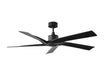 Visual Comfort Fan Canada - 56" Ceiling Fan - Aspen Coastal 56 - Midnight Black- Union Lighting Luminaires Decor