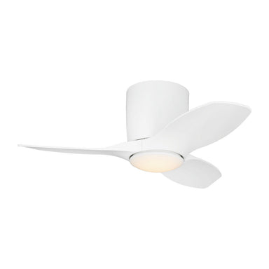 Generation Lighting Canada - 32"Ceiling Fan - Titus 32 Hugger LED - Matte White- Union Lighting Luminaires Decor