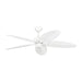 Generation Lighting Canada - 60"Ceiling Fan - Cruise Outdoor 60 - White- Union Lighting Luminaires Decor