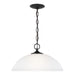Generation Lighting Canada - One Light Pendant - Geary - Midnight Black- Union Lighting Luminaires Decor
