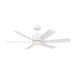 Generation Lighting Canada - 52"Ceiling Fan - Flera Smart 52 LED - Matte White- Union Lighting Luminaires Decor