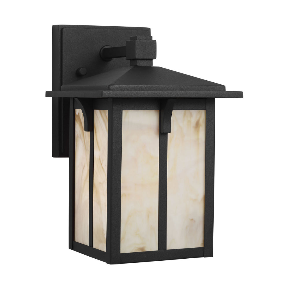 Generation Lighting Canada - One Light Outdoor Wall Lantern - Tomek - Black- Union Lighting Luminaires Decor