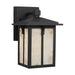 Generation Lighting Canada - One Light Outdoor Wall Lantern - Tomek - Black- Union Lighting Luminaires Decor