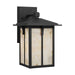 Generation Lighting Canada - One Light Outdoor Wall Lantern - Tomek - Black- Union Lighting Luminaires Decor
