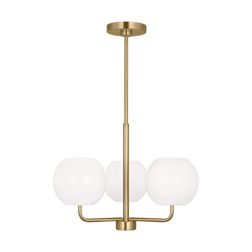 Generation Lighting Canada - Three Light Chandelier - Rory - Satin Bronze- Union Lighting Luminaires Decor