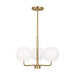 Generation Lighting Canada - Three Light Chandelier - Rory - Satin Bronze- Union Lighting Luminaires Decor