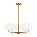 Generation Lighting Canada - Five Light Chandelier - Rory - Satin Bronze- Union Lighting Luminaires Decor
