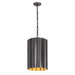 Maxim - One Light Pendant - Allegra - Gunmetal / Gold- Union Lighting Luminaires Decor