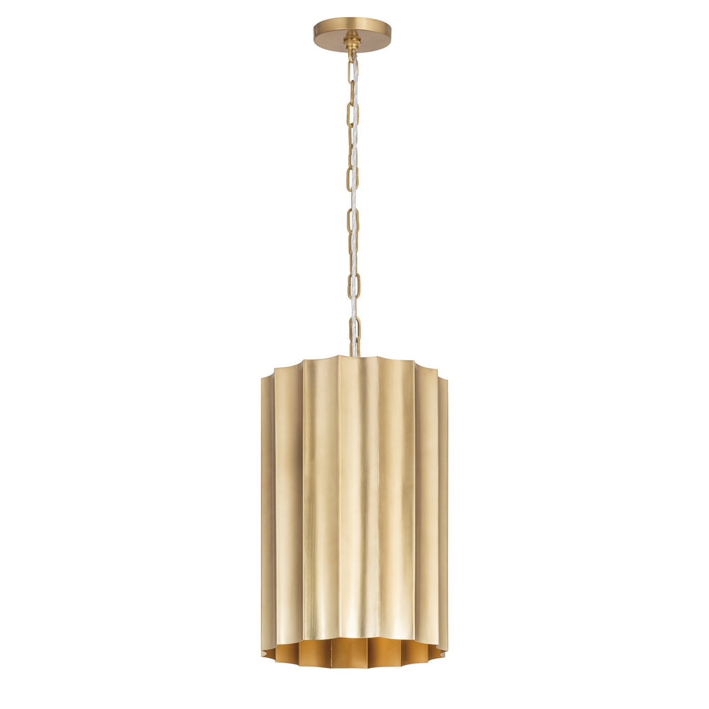 Maxim - One Light Pendant - Allegra - Weathered Brass- Union Lighting Luminaires Decor