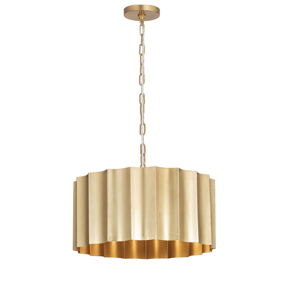 Maxim - One Light Pendant - Allegra - Weathered Brass- Union Lighting Luminaires Decor