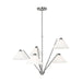 Generation Lighting Canada - Chandelier - Werley - Brushed Nickel- Union Lighting Luminaires Decor