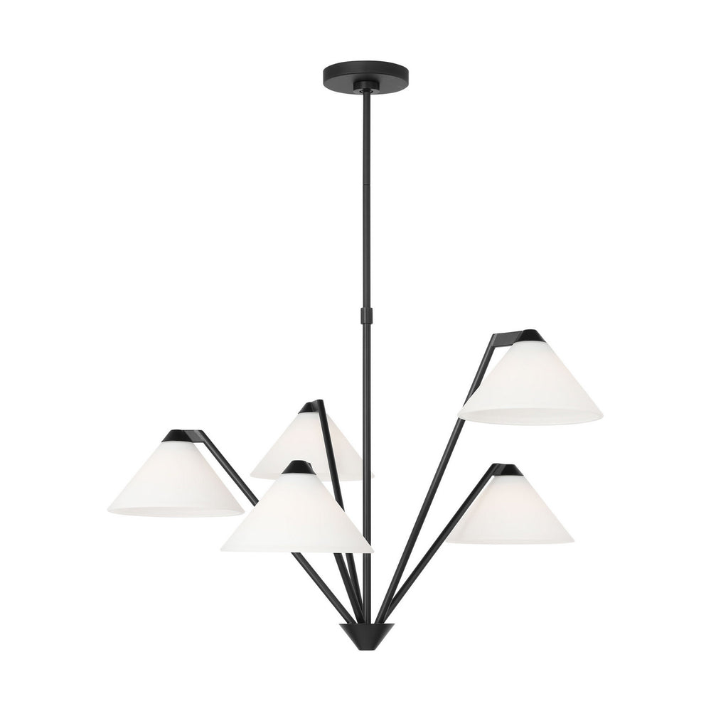 Generation Lighting Canada - Chandelier - Werley - Midnight Black- Union Lighting Luminaires Decor