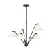 Generation Lighting Canada - Chandelier - Werley - Midnight Black- Union Lighting Luminaires Decor