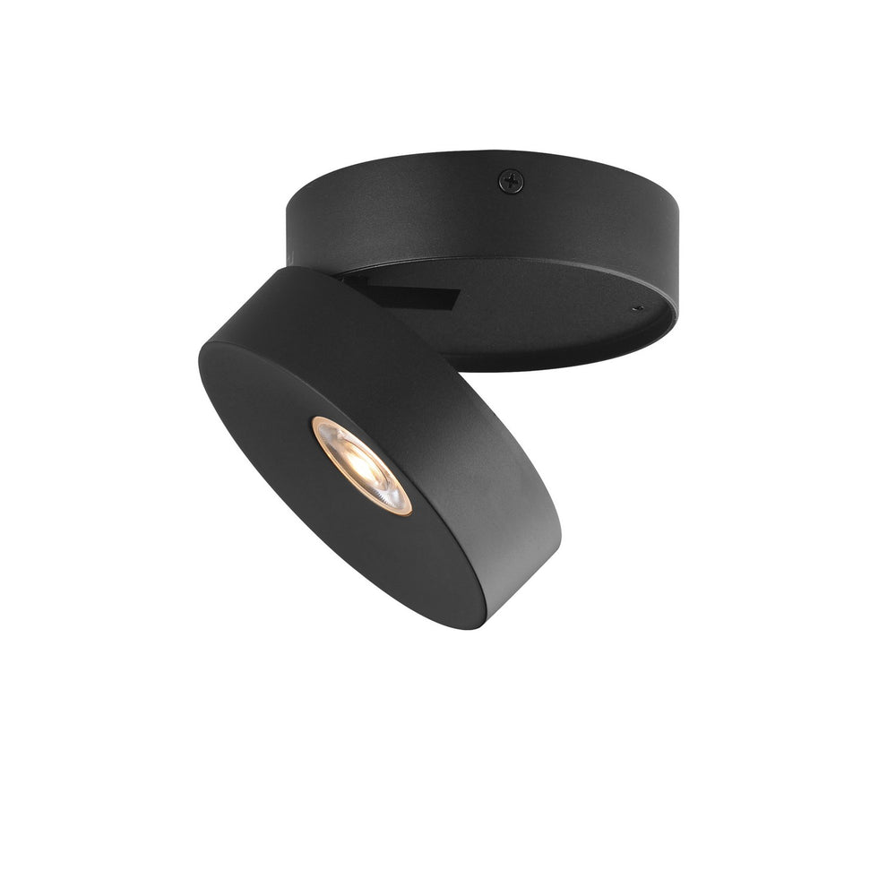 Maxim - LED Flush Mount - Swinger - Black- Union Lighting Luminaires Decor