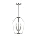 Generation Lighting Canada - Three Light Chandelier - Kennan - Brushed Nickel- Union Lighting Luminaires Decor