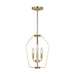 Generation Lighting Canada - Three Light Chandelier - Kennan - Satin Brass- Union Lighting Luminaires Decor