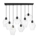 Maxim - Eight Light Pendant - Geode - Black- Union Lighting Luminaires Decor