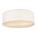 Generation Lighting Canada - Flush Mount - Larson - Matte White- Union Lighting Luminaires Decor