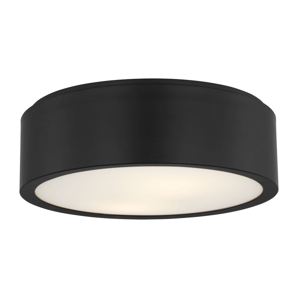 Generation Lighting Canada - Flush Mount - Albee - Midnight Black- Union Lighting Luminaires Decor