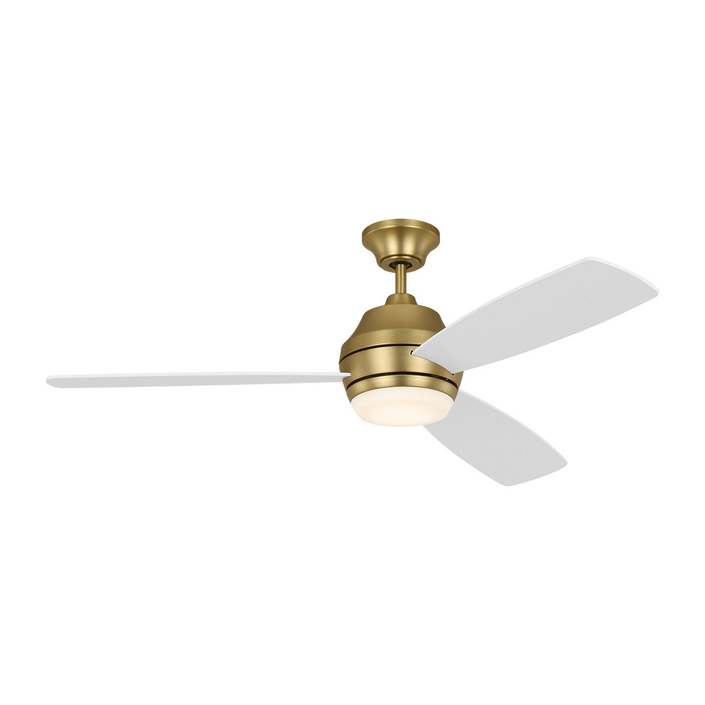 Visual Comfort Fan Canada - 52" Ceiling Fan - Ikon 52 LED - Burnished Brass- Union Lighting Luminaires Decor