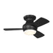 Visual Comfort Fan Canada - 32" Ceiling Fan - Ikon 32 Hugger LED - Midnight Black- Union Lighting Luminaires Decor