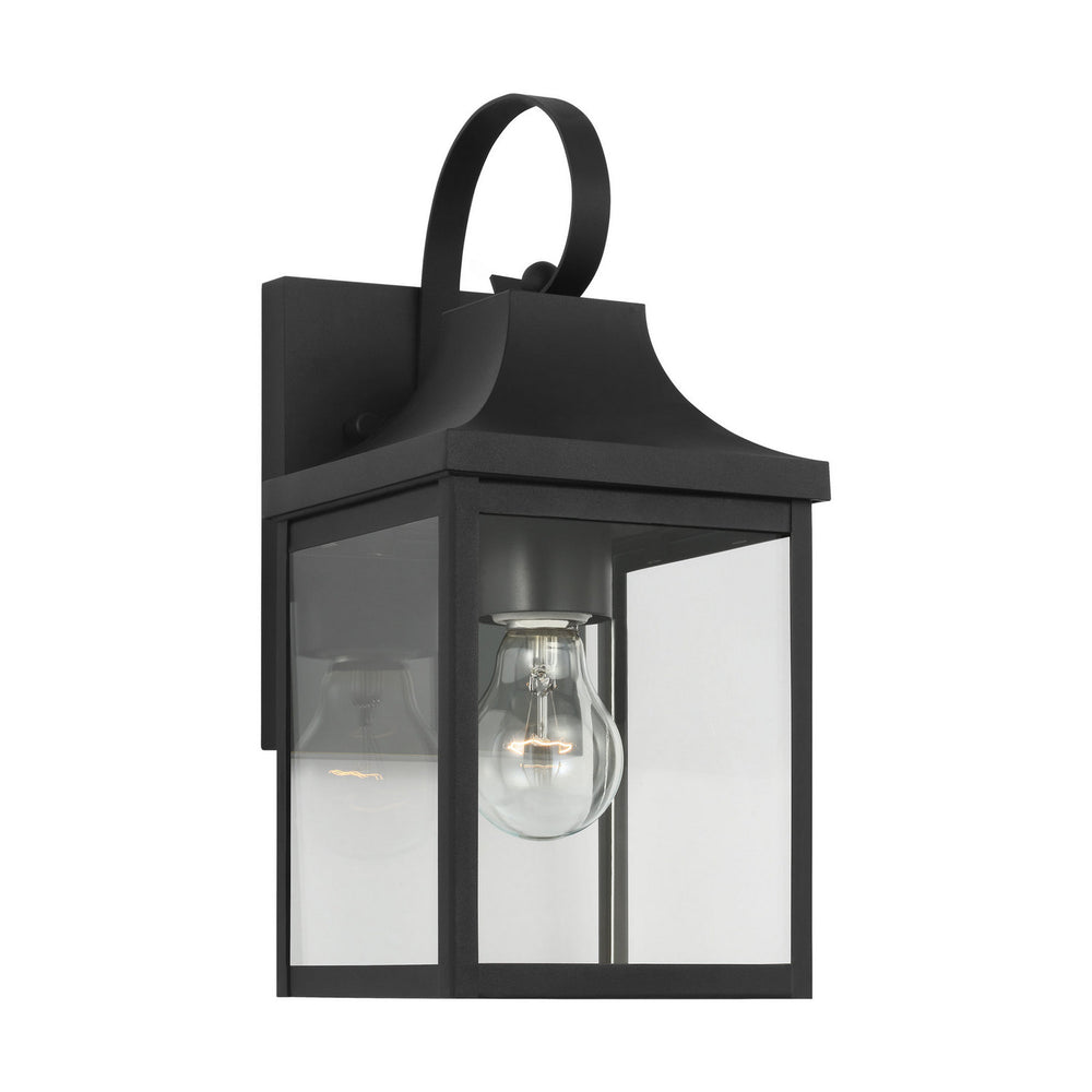 Generation Lighting Canada - One Light Lantern - Saybrook - Textured Black- Union Lighting Luminaires Decor
