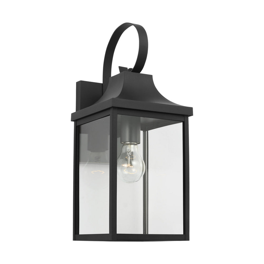 Generation Lighting Canada - One Light Lantern - Saybrook - Textured Black- Union Lighting Luminaires Decor