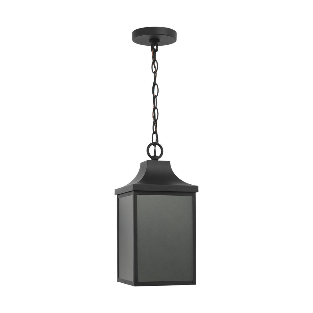 Generation Lighting Canada - One Light Pendant - Saybrook - Textured Black- Union Lighting Luminaires Decor