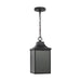 Generation Lighting Canada - One Light Pendant - Saybrook - Textured Black- Union Lighting Luminaires Decor