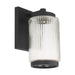 Generation Lighting Canada - One Light Outdoor Wall Lantern - Ronde - Textured Black- Union Lighting Luminaires Decor