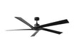 Visual Comfort Fan Canada - 70" Ceiling Fan - Aspen Coastal 70 - Midnight Black- Union Lighting Luminaires Decor