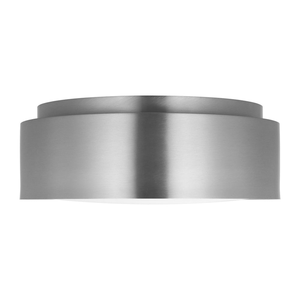 Visual Comfort Studio Canada - Two Light Flush Mount - Dartmore - Brushed Nickel- Union Lighting Luminaires Decor