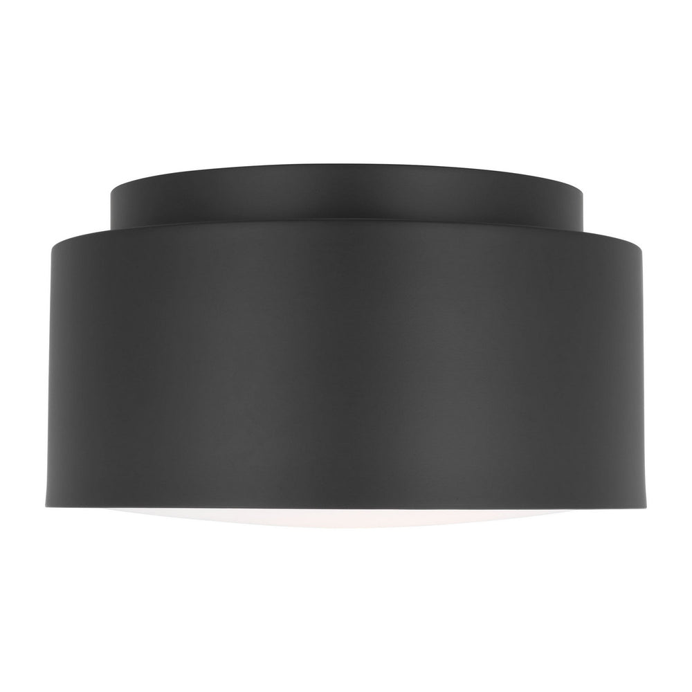 Visual Comfort Studio Canada - One Light Flush Mount - Dartmore - Midnight Black- Union Lighting Luminaires Decor