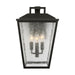 Visual Comfort Studio Canada - Three Light Wall Lantern - Kennewick - Textured Black- Union Lighting Luminaires Decor