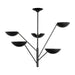 Visual Comfort Studio Canada - Five Light Chandelier - Nevel - Aged Iron- Union Lighting Luminaires Decor