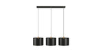 Accord Lighting - Three Light Pendant - Element - Charcoal- Union Lighting Luminaires Decor