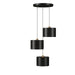 Accord Lighting - Three Light Pendant - Element - Charcoal- Union Lighting Luminaires Decor