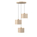 Accord Lighting - Three Light Pendant - Element - Organic Cappuccino- Union Lighting Luminaires Decor