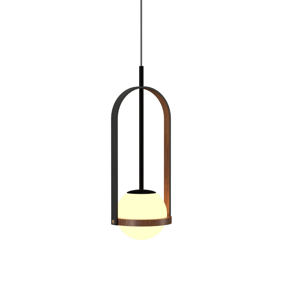 Accord Lighting - One Light Pendant - Strap - Imbuia- Union Lighting Luminaires Decor