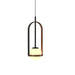 Accord Lighting - One Light Pendant - Strap - Imbuia- Union Lighting Luminaires Decor