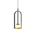 Accord Lighting - One Light Pendant - Strap - Louro Freijo- Union Lighting Luminaires Decor