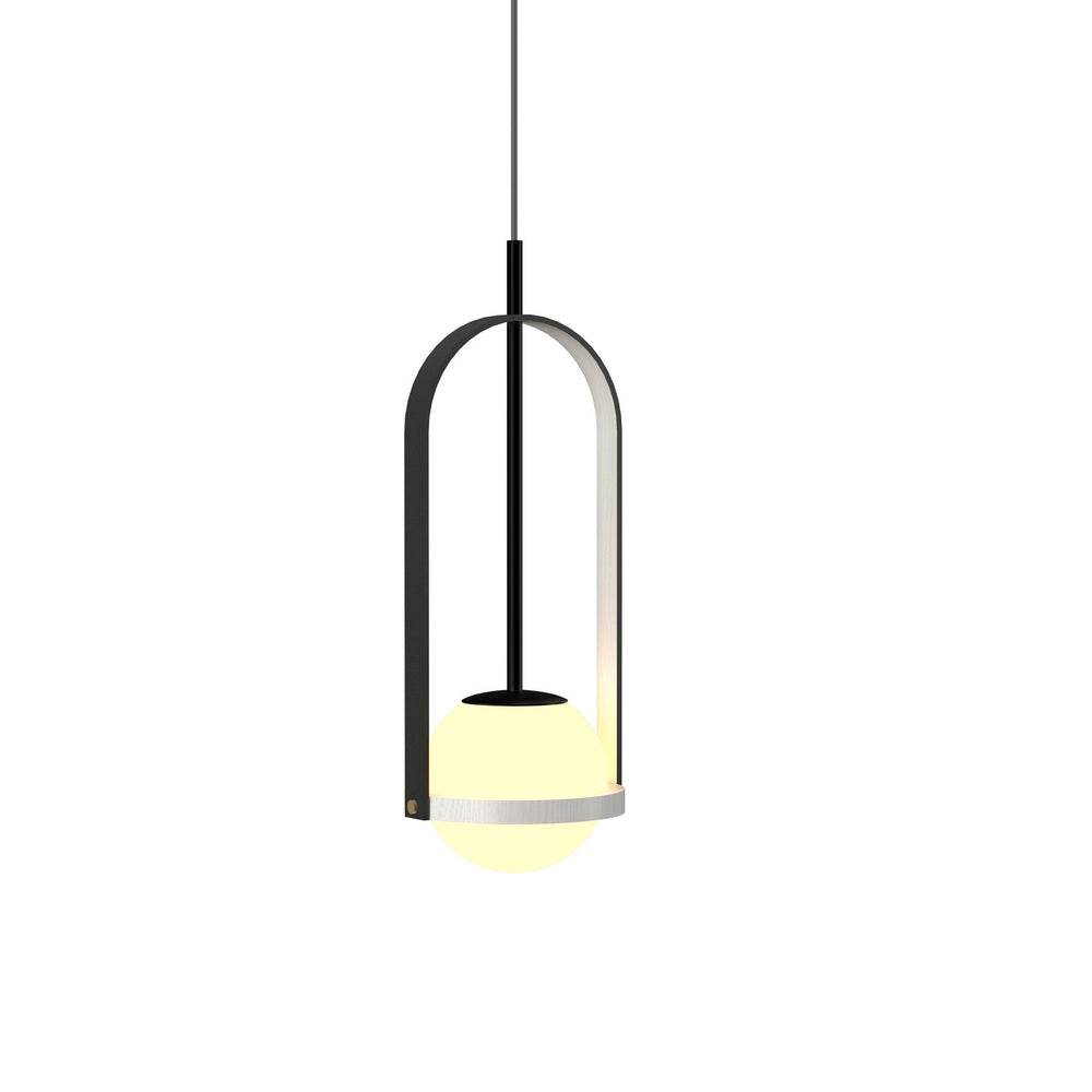 Accord Lighting - One Light Pendant - Strap - Organic White- Union Lighting Luminaires Decor