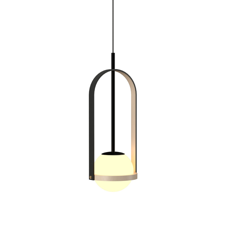Accord Lighting - One Light Pendant - Strap - Organic Cappuccino- Union Lighting Luminaires Decor