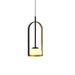 Accord Lighting - One Light Pendant - Strap - Organic Gold- Union Lighting Luminaires Decor