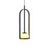 Accord Lighting - One Light Pendant - Strap - Imbuia- Union Lighting Luminaires Decor
