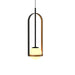 Accord Lighting - One Light Pendant - Strap - Teak- Union Lighting Luminaires Decor