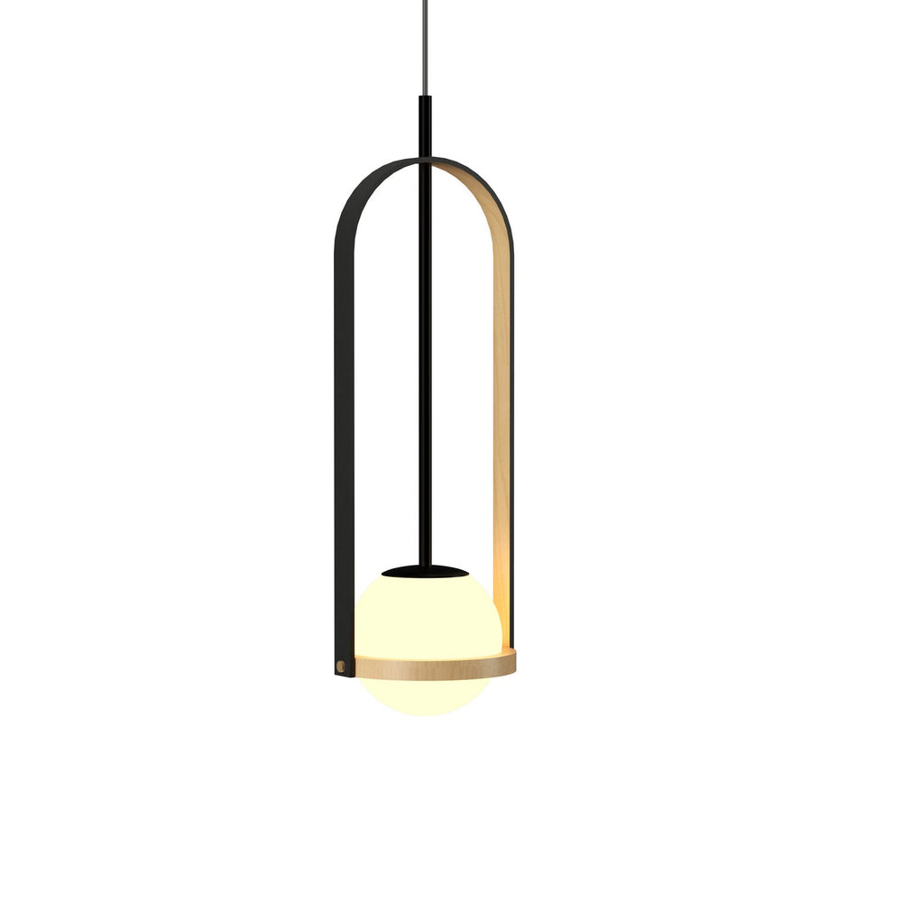 Accord Lighting - One Light Pendant - Strap - Maple- Union Lighting Luminaires Decor