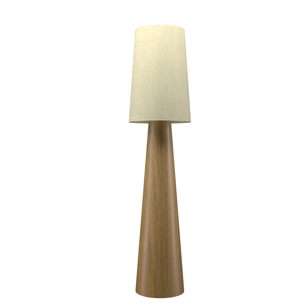 Accord Lighting - One Light Floor Lamp - Balloon - Louro Freijo- Union Lighting Luminaires Decor