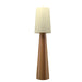 Accord Lighting - One Light Floor Lamp - Balloon - Teak- Union Lighting Luminaires Decor